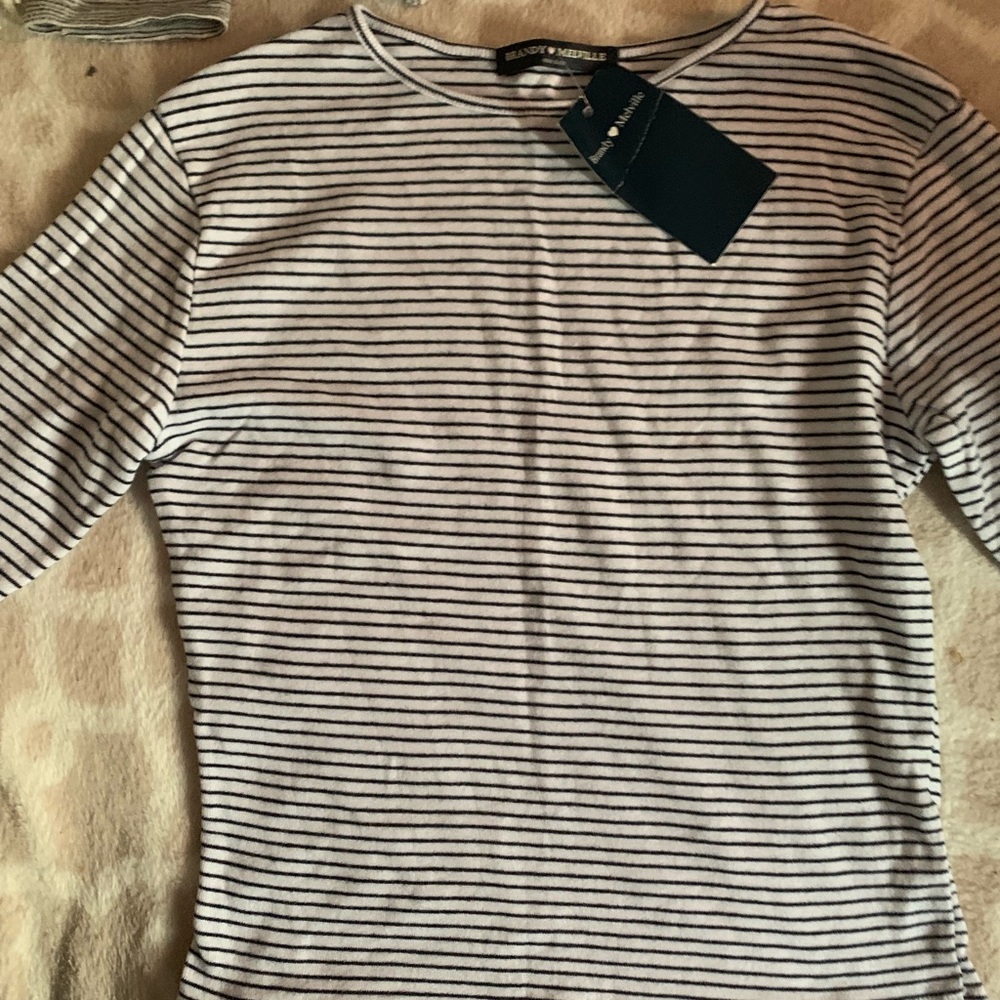Long sleeve brandy tee